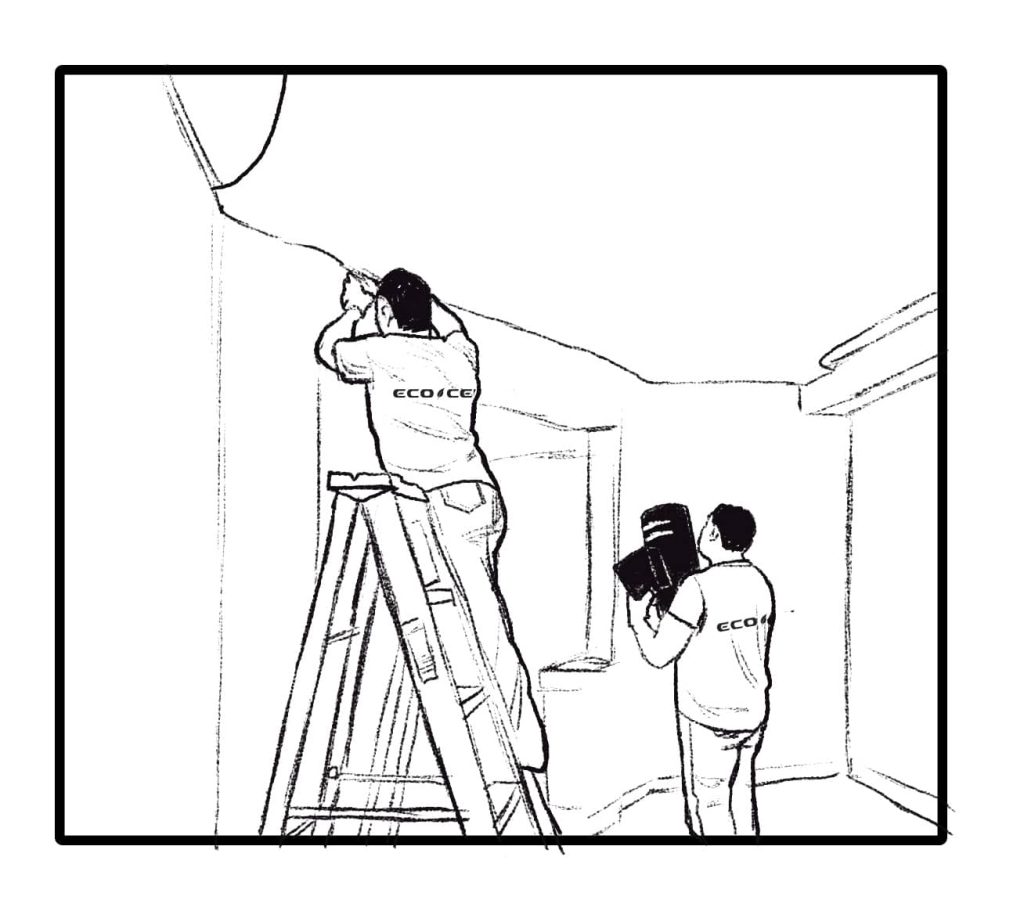 Stringing Ceiling How To Install a Stretch Ceiling