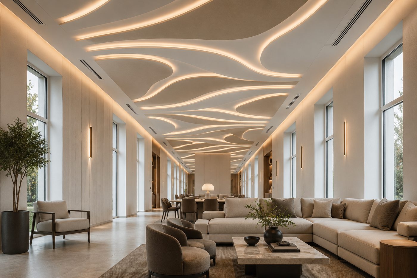3D Ceilings & Structures design, Eco Ceiling Systems