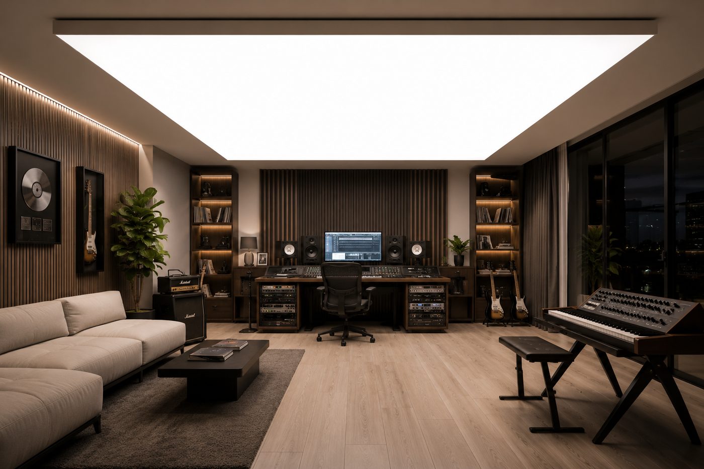 Light Boxes & Luminous Shapes design, Eco Ceiling Systems