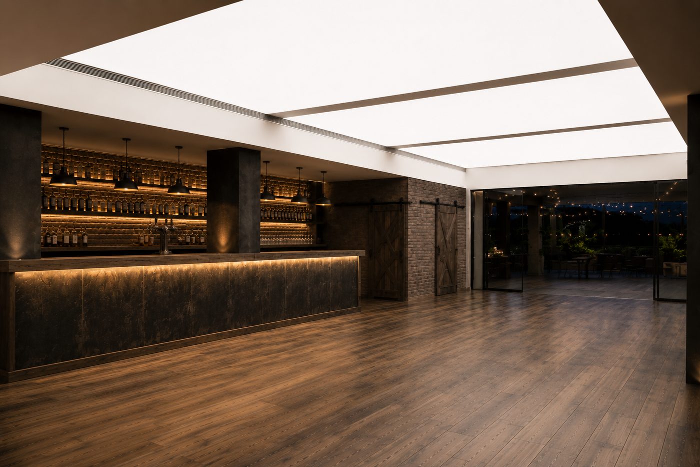 Light Boxes & Luminous Shapes design, Eco Ceiling Systems
