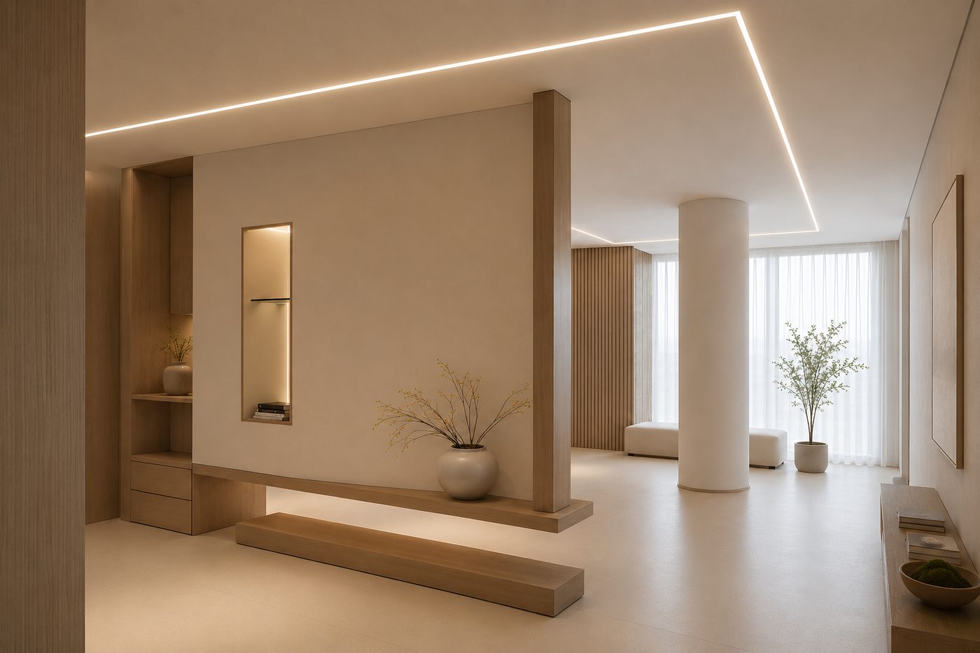 Linear Lighting design, Eco Ceiling Systems