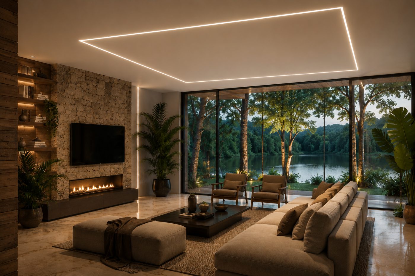 Linear Lighting design, Eco Ceiling Systems