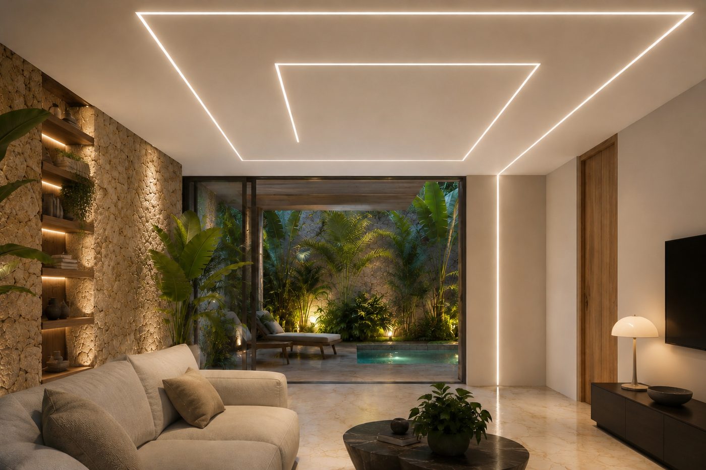 Linear Lighting design, Eco Ceiling Systems