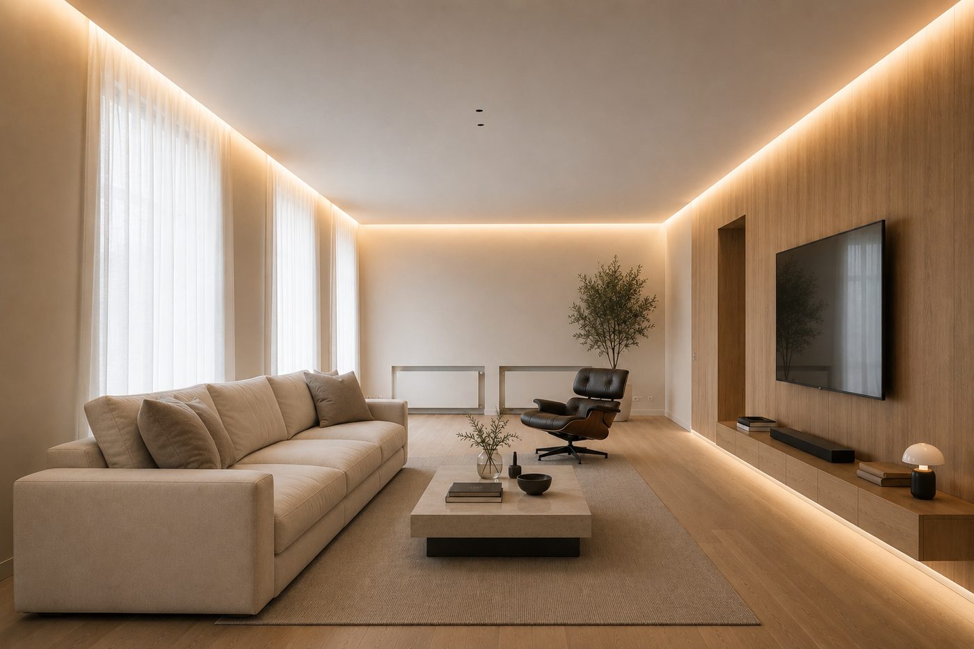 Perimeter & Cove Lighting design, Eco Ceiling Systems